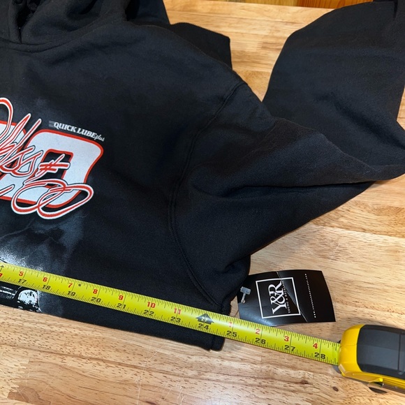 NEW Men’s Young & Reckless Racing Y&R Streetwear Black Hoodie Sweatshirt NWT - Picture 5 of 8